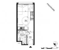 Plan lot 21,20 m²